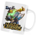 Casa si Gradina - Bucatarie si vesela - Cani si pahare - Cani si cesti - Cana League of Legends Olaf LoL eSport Gaming, alba, 330 ml - Infinity.ro