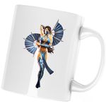 Casa si Gradina - Bucatarie si vesela - Cani si pahare - Cani si cesti - Cana Mortal Kombat Armageddon Kitana PS5, alba, 330 ml - Infinity.ro