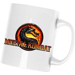 Casa si Gradina - Bucatarie si vesela - Cani si pahare - Cani si cesti - Cana Mortal Kombat Logo Game Xbox 360 Legend Team, alba, 330 ml - Infinity.ro