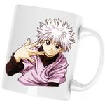 Casa si Gradina - Bucatarie si vesela - Cani si pahare - Cani si cesti - Cana Killua Zoldyck Hunter x Hunter Valentines Day Anime, alba, 330 ml - Infinity.ro