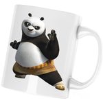 Casa si Gradina - Bucatarie si vesela - Cani si pahare - Cani si cesti - Cana Kung Fu Panda Po Ninja Jedi Animation, alba, 330 ml - Infinity.ro