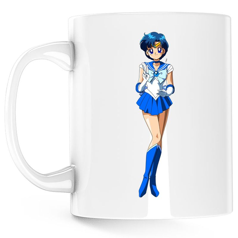 Casa si Gradina - Bucatarie si vesela - Cani si pahare - Cani si cesti - Cana Mercur Sailor Moon Manga Anime, alba, 330 ml - Infinity.ro
