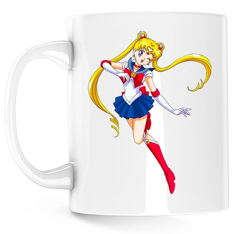 Casa si Gradina - Bucatarie si vesela - Cani si pahare - Cani si cesti - Cana Usagi Tsukino Sailor Moon Lider Anime, alba, 330 ml - Infinity.ro