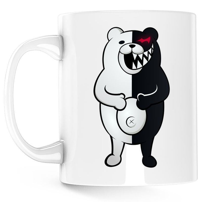 Casa si Gradina - Bucatarie si vesela - Cani si pahare - Cani si cesti - Cana Monokuma Killer Teddy Bear Danganronpa, alba, 330 ml - Infinity.ro