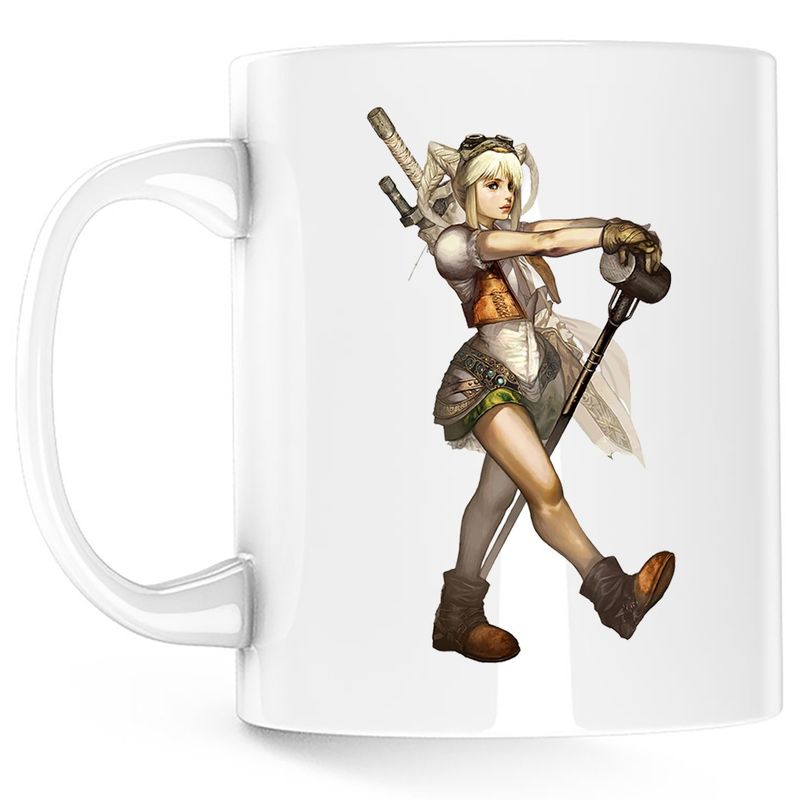 Casa si Gradina - Bucatarie si vesela - Cani si pahare - Cani si cesti - Cana Lineage Female Fantasy Elf Artwork, alba, 330 ml - Infinity.ro
