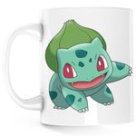 Casa si Gradina - Bucatarie si vesela - Cani si pahare - Cani si cesti - Cana Bulbasaur Pokemon Minecraft, alba, 330 ml - Infinity.ro