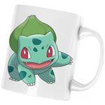 Casa si Gradina - Bucatarie si vesela - Cani si pahare - Cani si cesti - Cana Bulbasaur Pokemon Minecraft, alba, 330 ml - Infinity.ro