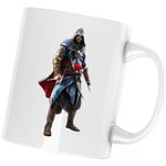 Casa si Gradina - Bucatarie si vesela - Cani si pahare - Cani si cesti - Cana Assassin's Creed Ezio Auditore Video Game, alba, 330 ml - Infinity.ro