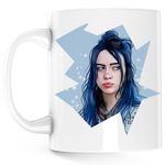 Casa si Gradina - Bucatarie si vesela - Cani si pahare - Cani si cesti - Cana Billie Eilish I Love You, alba, 330 ml - Infinity.ro