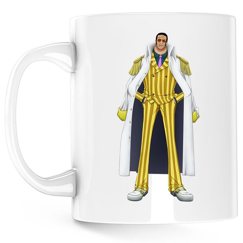 Casa si Gradina - Bucatarie si vesela - Cani si pahare - Cani si cesti - Cana One Piece Akainu Borsalino Kizaru Boss, alba, 330 ml - Infinity.ro