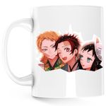 Casa si Gradina - Bucatarie si vesela - Cani si pahare - Cani si cesti - Cana Demon Slayer Sabito Tanjiro Makomo Minecraft, alba, 330 ml - Infinity.ro