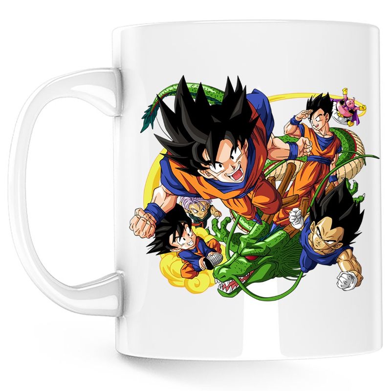 Casa si Gradina - Bucatarie si vesela - Cani si pahare - Cani si cesti - Cana Dragon Ball Z Epic Fight Fortnite, alba, 330 ml - Infinity.ro