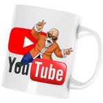Casa si Gradina - Bucatarie si vesela - Cani si pahare - Cani si cesti - Cana Dragon Ball Z Youtuber Maestru Antrenor Profesor Youtube, alba, 330 ml - Infinity.ro