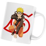 Casa si Gradina - Bucatarie si vesela - Cani si pahare - Cani si cesti - Cana Naruto Kung Fu Legend Anima Manga, alba, 330 ml - Infinity.ro