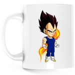 Casa si Gradina - Bucatarie si vesela - Cani si pahare - Cani si cesti - Cana Dragon Ball Z Vegeta Valentines Day Gift Anime, alba, 330 ml - Infinity.ro