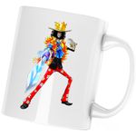 Casa si Gradina - Bucatarie si vesela - Cani si pahare - Cani si cesti - Cana One Piece Brook Soul King Oase Schelet, alba, 330 ml - Infinity.ro