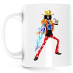 Casa si Gradina - Bucatarie si vesela - Cani si pahare - Cani si cesti - Cana One Piece Brook Soul King Oase Schelet, alba, 330 ml - Infinity.ro