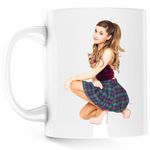 Casa si Gradina - Bucatarie si vesela - Cani si pahare - Cani si cesti - Cana Ariana Grande Side to Side Merch Cloud, alba, 330 ml - Infinity.ro