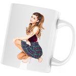 Casa si Gradina - Bucatarie si vesela - Cani si pahare - Cani si cesti - Cana Ariana Grande Side to Side Merch Cloud, alba, 330 ml - Infinity.ro