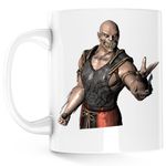 Casa si Gradina - Bucatarie si vesela - Cani si pahare - Cani si cesti - Cana Mortal Kombat Baraka Falci Dragute, alba, 330 ml - Infinity.ro