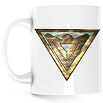 Casa si Gradina - Bucatarie si vesela - Cani si pahare - Cani si cesti - Cana Red Alert 2 Iron Eagle Master Gamer, alba, 330 ml - Infinity.ro