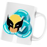 Casa si Gradina - Bucatarie si vesela - Cani si pahare - Cani si cesti - Cana Wolverine Fortnite VBucks XMen Hero, alba, 330 ml - Infinity.ro