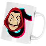 Casa si Gradina - Bucatarie si vesela - Cani si pahare - Cani si cesti - Cana Casa de Papel Tiktok Tik Tok Creator, alba, 330 ml - Infinity.ro