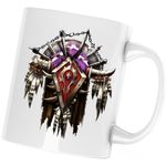Casa si Gradina - Bucatarie si vesela - Cani si pahare - Cani si cesti - Cana Warcraft Horde Faction Azeroth WoW, alba, 330 ml - Infinity.ro