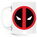 Casa si Gradina - Bucatarie si vesela - Cani si pahare - Cani si cesti - Cana Deadpool Ninja Face, alba, 330 ml - Infinity.ro