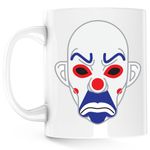 Casa si Gradina - Bucatarie si vesela - Cani si pahare - Cani si cesti - Cana Joker Mask Horror Rebel Hacker Fortnite, alba, 330 ml - Infinity.ro