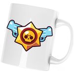 Casa si Gradina - Bucatarie si vesela - Cani si pahare - Cani si cesti - Cana Brawl Stars Play CSGO, alba, 330 ml - Infinity.ro