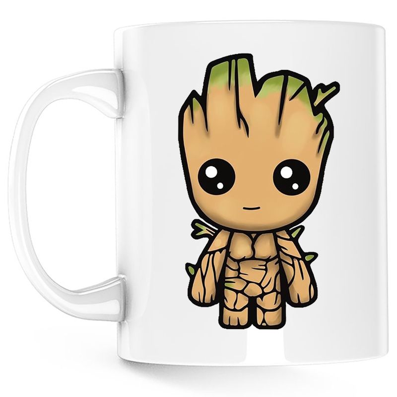 Casa si Gradina - Bucatarie si vesela - Cani si pahare - Cani si cesti - Cana Baby Groot Bebelino Craciun Love Gift, alba, 330 ml - Infinity.ro