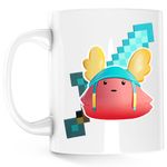 Casa si Gradina - Bucatarie si vesela - Cani si pahare - Cani si cesti - Cana Guff Minecraft Sabie Diamant, alba, 330 ml - Infinity.ro