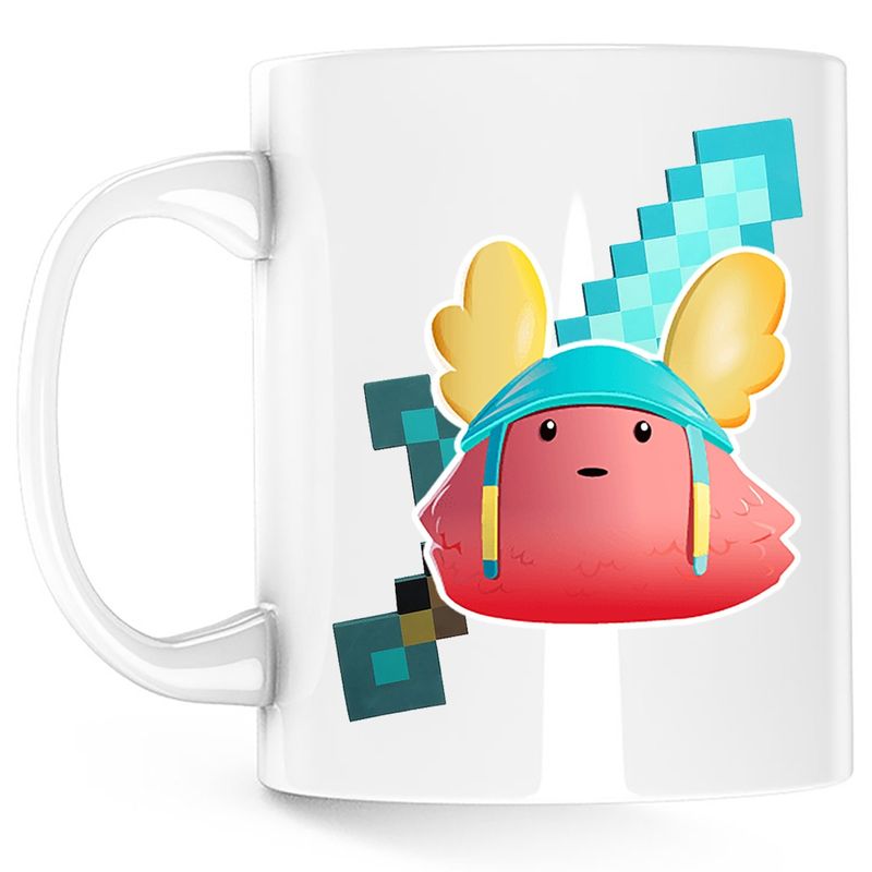 Casa si Gradina - Bucatarie si vesela - Cani si pahare - Cani si cesti - Cana Guff Minecraft Sabie Diamant, alba, 330 ml - Infinity.ro