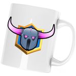 Casa si Gradina - Bucatarie si vesela - Cani si pahare - Cani si cesti - Cana Pekka Clash Royale Clans, alba, 330 ml - Infinity.ro