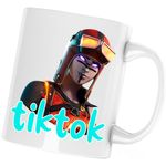 Casa si Gradina - Bucatarie si vesela - Cani si pahare - Cani si cesti - Cana Blaze Fortnite Tiktok Skin, alba, 330 ml - Infinity.ro