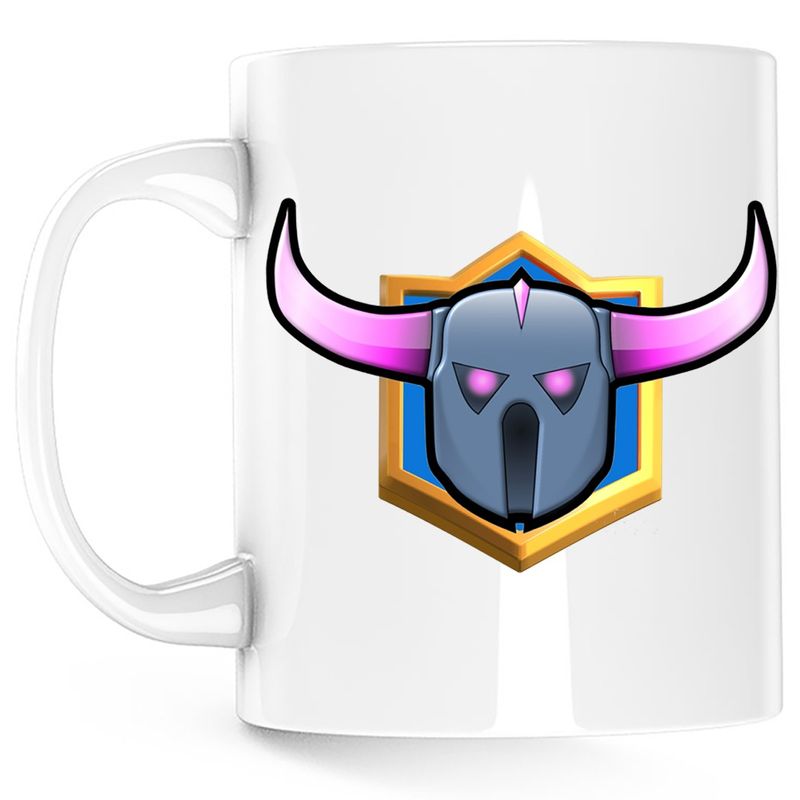 Casa si Gradina - Bucatarie si vesela - Cani si pahare - Cani si cesti - Cana Pekka Clash Royale Clans, alba, 330 ml - Infinity.ro