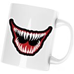 Casa si Gradina - Bucatarie si vesela - Cani si pahare - Cani si cesti - Cana Venom Joker Smile Epic Fortnite Skin, alba, 330 ml - Infinity.ro