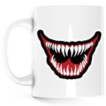 Casa si Gradina - Bucatarie si vesela - Cani si pahare - Cani si cesti - Cana Venom Joker Smile Epic Fortnite Skin, alba, 330 ml - Infinity.ro