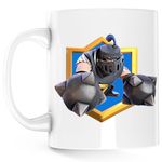Casa si Gradina - Bucatarie si vesela - Cani si pahare - Cani si cesti - Cana Mega Knight Clash Royale Clans, alba, 330 ml - Infinity.ro