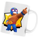 Casa si Gradina - Bucatarie si vesela - Cani si pahare - Cani si cesti - Cana El Primo Brawler Brawl Stars, alba, 330 ml - Infinity.ro