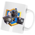 Casa si Gradina - Bucatarie si vesela - Cani si pahare - Cani si cesti - Cana Mega Knight Clash Royale Clans, alba, 330 ml - Infinity.ro