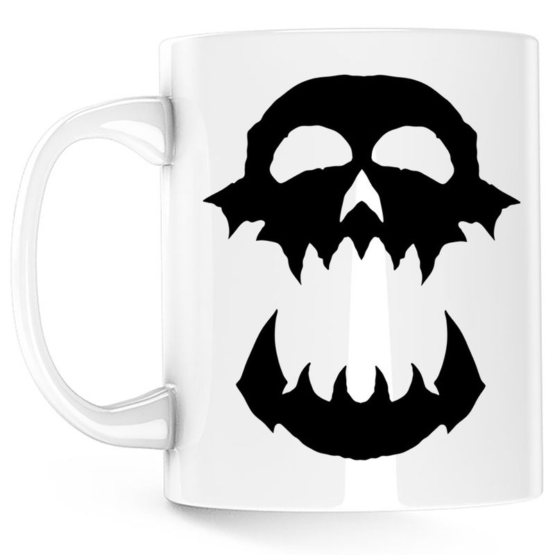 Casa si Gradina - Bucatarie si vesela - Cani si pahare - Cani si cesti - Cana Orc Warrior World of Warcraft Azeroth WoW, alba, 330 ml - Infinity.ro