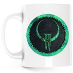 Casa si Gradina - Bucatarie si vesela - Cani si pahare - Cani si cesti - Cana Quake Icon Emblema Logo, alba, 330 ml - Infinity.ro