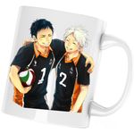 Casa si Gradina - Bucatarie si vesela - Cani si pahare - Cani si cesti - Cana Haikyuu Echipa Volei Kageyama Hinata Haikyu!!, alba, 330 ml - Infinity.ro
