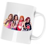 Casa si Gradina - Bucatarie si vesela - Cani si pahare - Cani si cesti - Cana Blackpink K Pop Album As If It's Your Last, alba, 330 ml - Infinity.ro