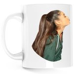 Casa si Gradina - Bucatarie si vesela - Cani si pahare - Cani si cesti - Cana Ariana Grande Bang Cloud Merch, alba, 330 ml - Infinity.ro