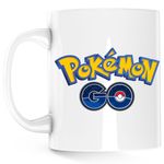 Casa si Gradina - Bucatarie si vesela - Cani si pahare - Cani si cesti - Cana Pokemon Go Logo Emblem Game, alba, 330 ml - Infinity.ro