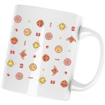 Casa si Gradina - Bucatarie si vesela - Cani si pahare - Cani si cesti - Cana Sailor Moon Diademe Insigne, alba, 330 ml - Infinity.ro