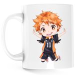 Casa si Gradina - Bucatarie si vesela - Cani si pahare - Cani si cesti - Cana Haikyuu Hinata Chibi Volei Game Haikyu!!, alba, 330 ml - Infinity.ro